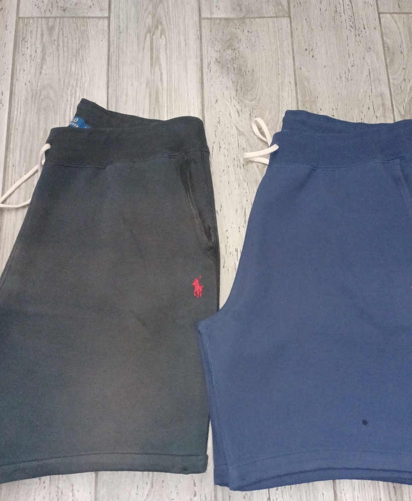 Men's Polo Ralph Lauren Blue and Black Shorts